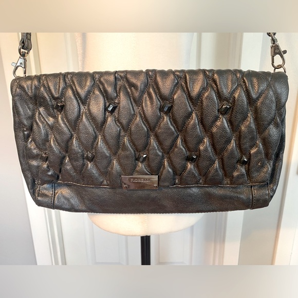 👻Black Purse with Black Jewel Detailing - Picture 1 of 10